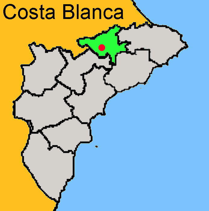Karte: Cocentaina