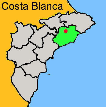 Karte: Guadalest
